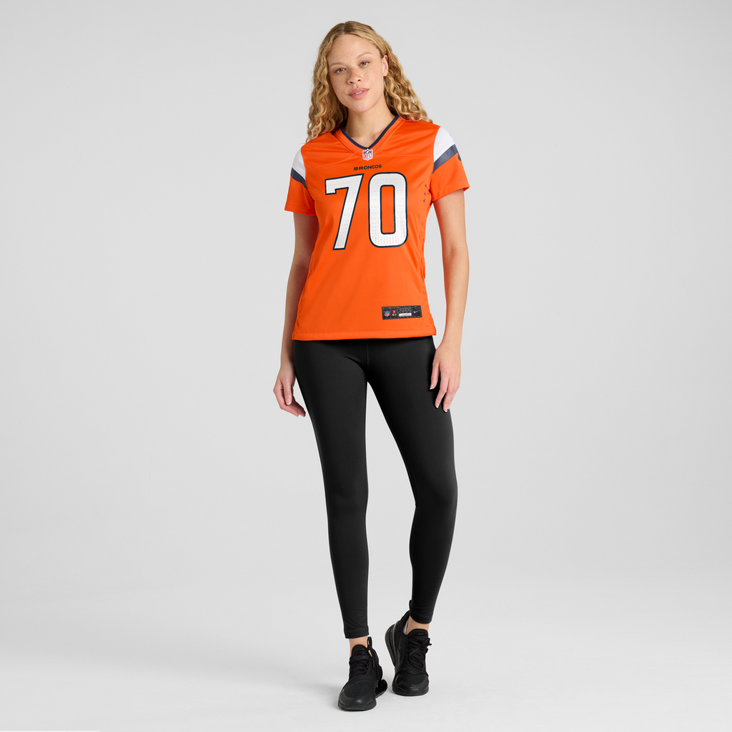 Marques Cox Denver Broncos Nike Women's Team Game Jersey -  Orange