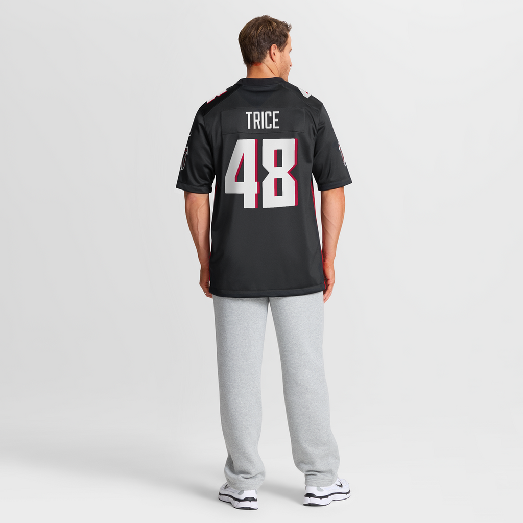 Bralen Trice Atlanta Falcons Nike Team Game Jersey -  Black