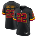 Jacory Croskey-Merritt Washington Commanders Nike Hail Raiser Alternate Game Jersey - Black