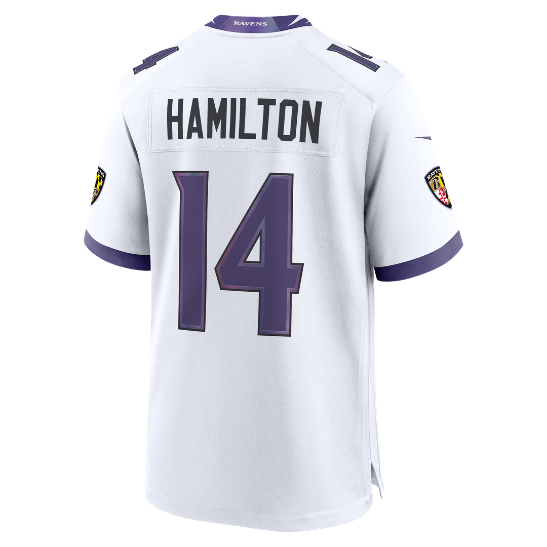 Kyle Hamilton Baltimore Ravens Nike Game Jersey - White