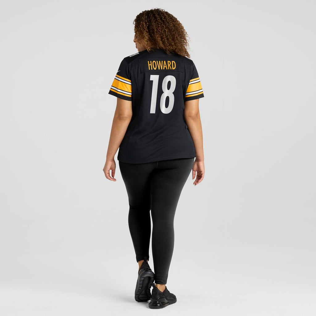 Will Howard Pittsburgh Steelers Nike Women's Team Game Jersey -  Black