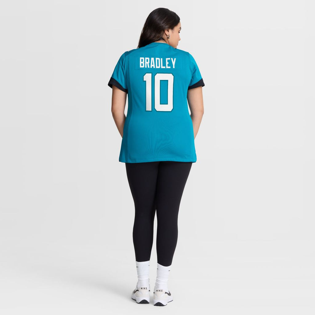 Carter Bradley Jacksonville Jaguars Nike Women's Team Game Jersey -  Teal