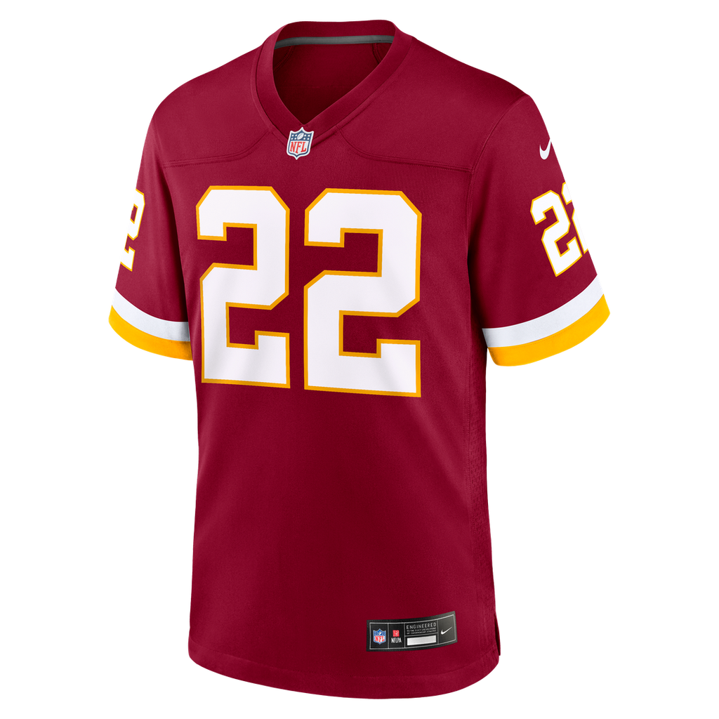 Jacory Croskey-Merritt Washington Commanders Nike Hail Raiser Alternate Game Jersey - Black