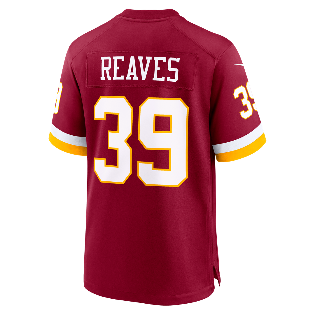 Jeremy Reaves Washington Commanders Nike Hail Raiser Alternate Game Jersey - Black