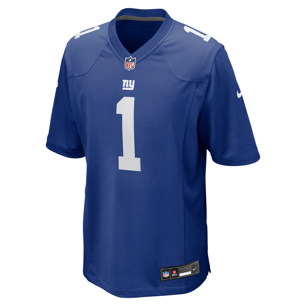 Malik Nabers New York Giants Nike  Player Game Jersey - Royal