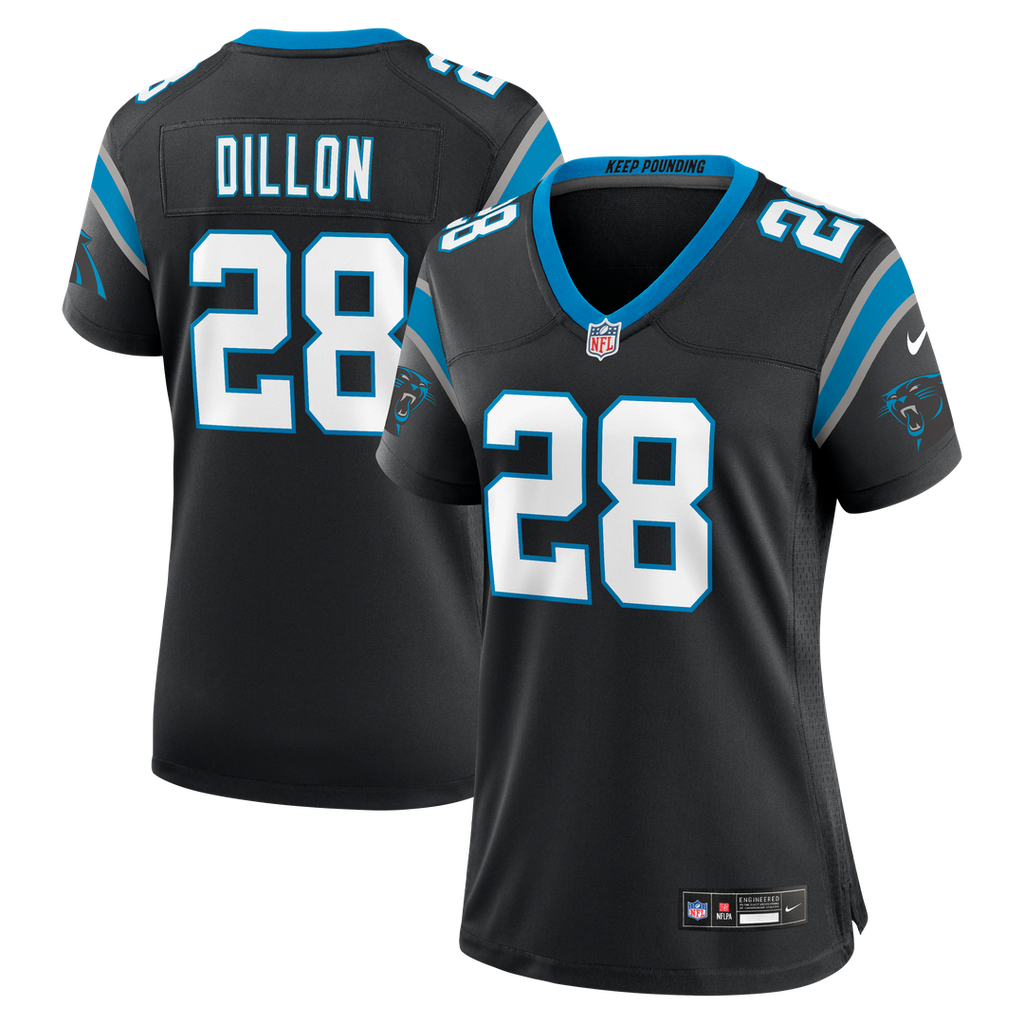 AJ Dillon Carolina Panthers Nike Women's Team Game Jersey -  Black