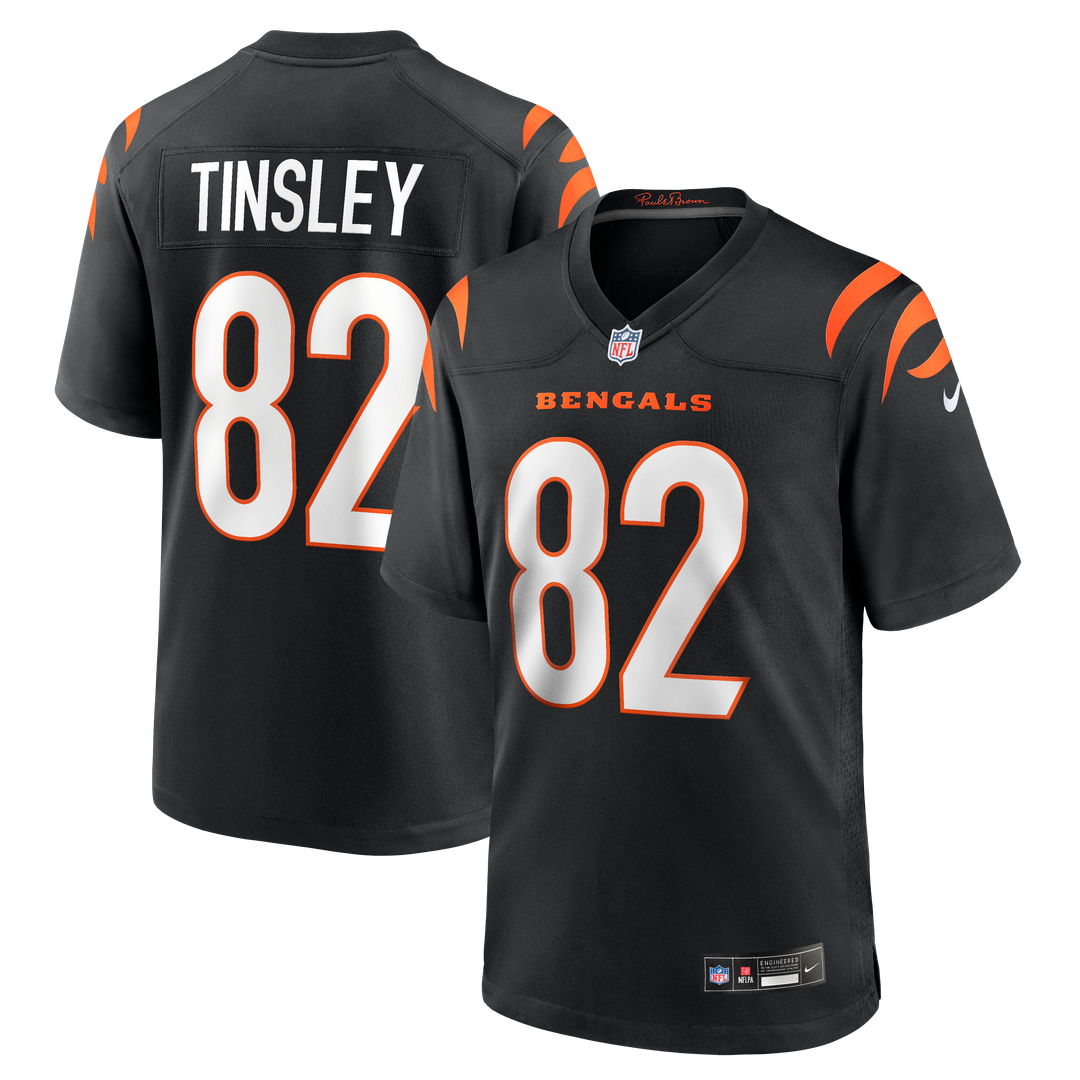 Mitchell Tinsley Cincinnati Bengals Nike Team Game Jersey -  Black