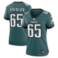 Lane Johnson Philadelphia Eagles Nike Women's Team Game Jersey -  Midnight Green