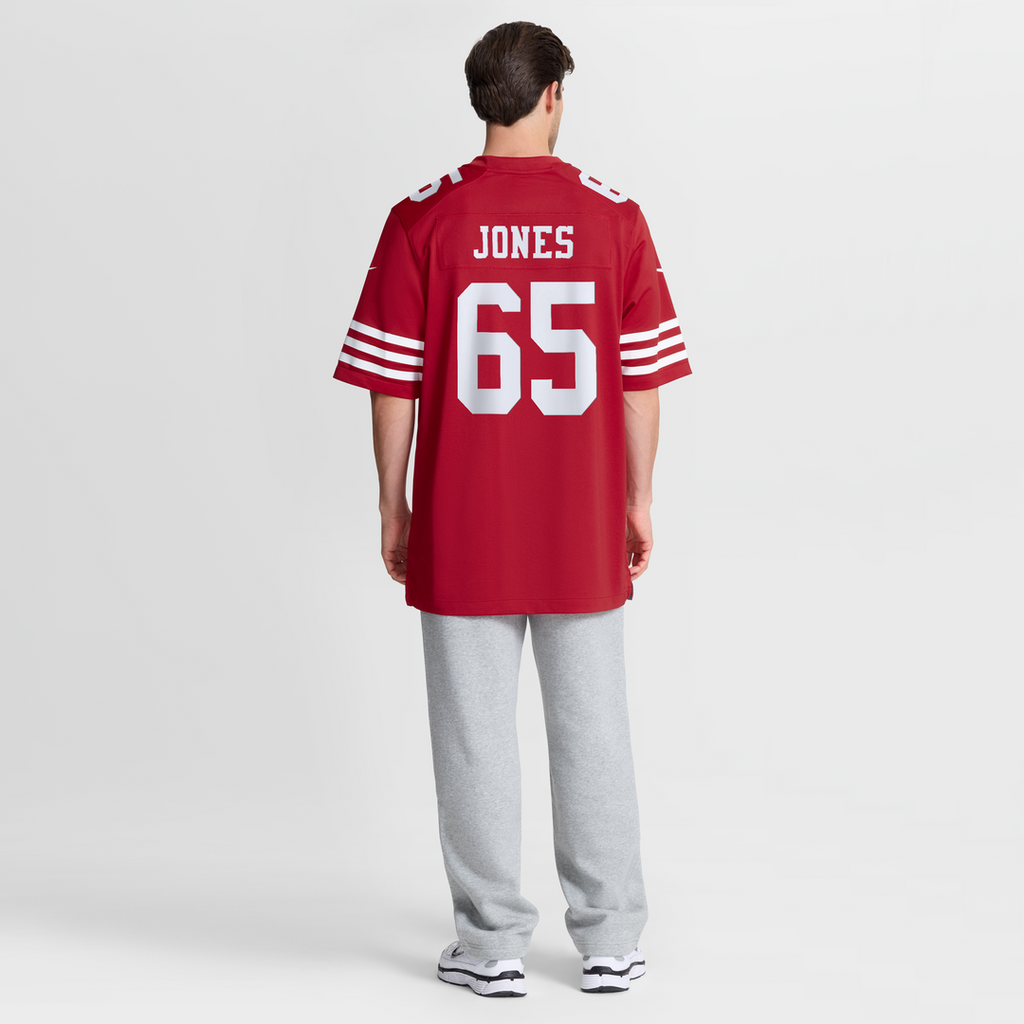 Robert Jones San Francisco 49ers Nike Team Game Jersey -  Scarlet