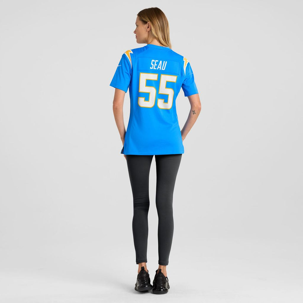 Junior Seau Los Angeles Chargers Nike Women's Game Retired Player Jersey - Powder Blue
