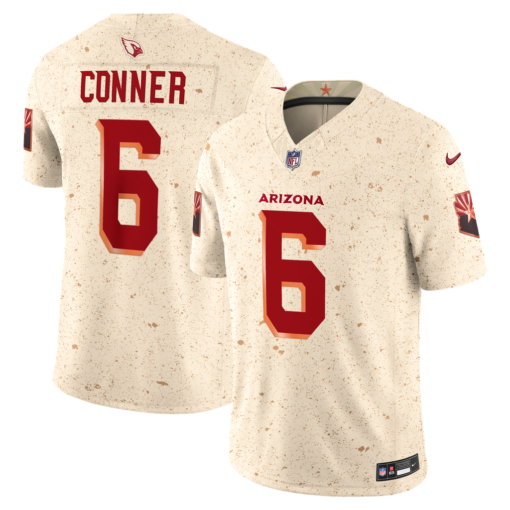 James Conner Arizona Cardinals Nike 2025 Rivalries Collection Stitched Limited Jersey - Natural