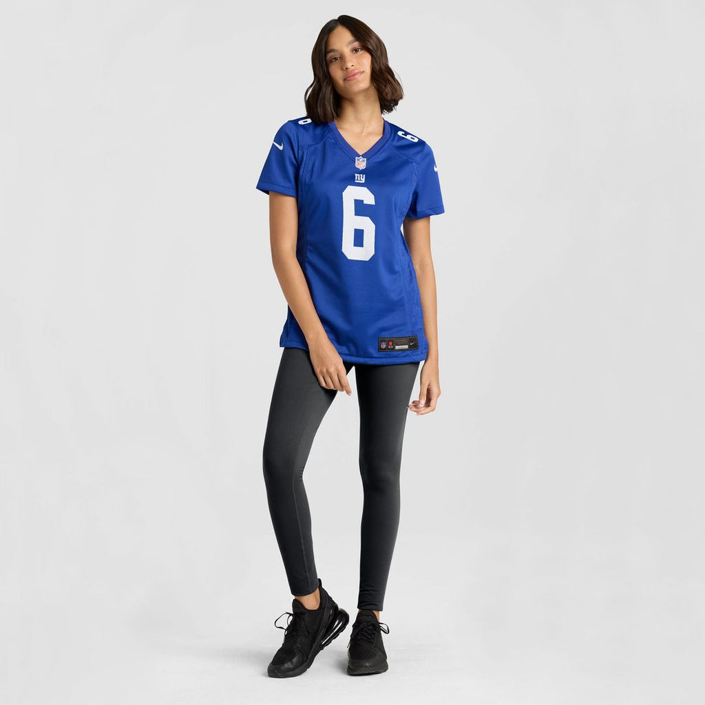 Jaxson Dart New York Giants Nike Women's Team  Game Jersey -  Royal