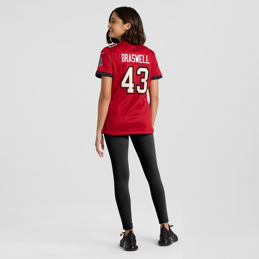 Chris Braswell Tampa Bay Buccaneers Nike Women's Team Game Jersey -  Red