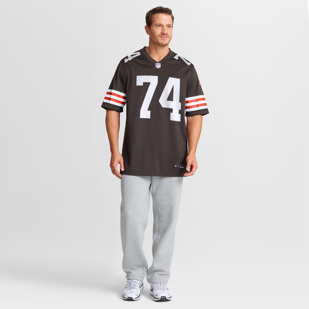 Elgton Jenkins Cleveland Browns Nike Team Game Jersey -  Brown