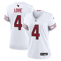 Jeremiyah Love Arizona Cardinals Nike Women's Game Jersey - White