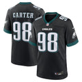 Jalen Carter Philadelphia Eagles Nike Alternate Game Player Jersey - Black