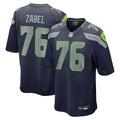 Grey Zabel Seattle Seahawks Nike Team Game Jersey - Navy