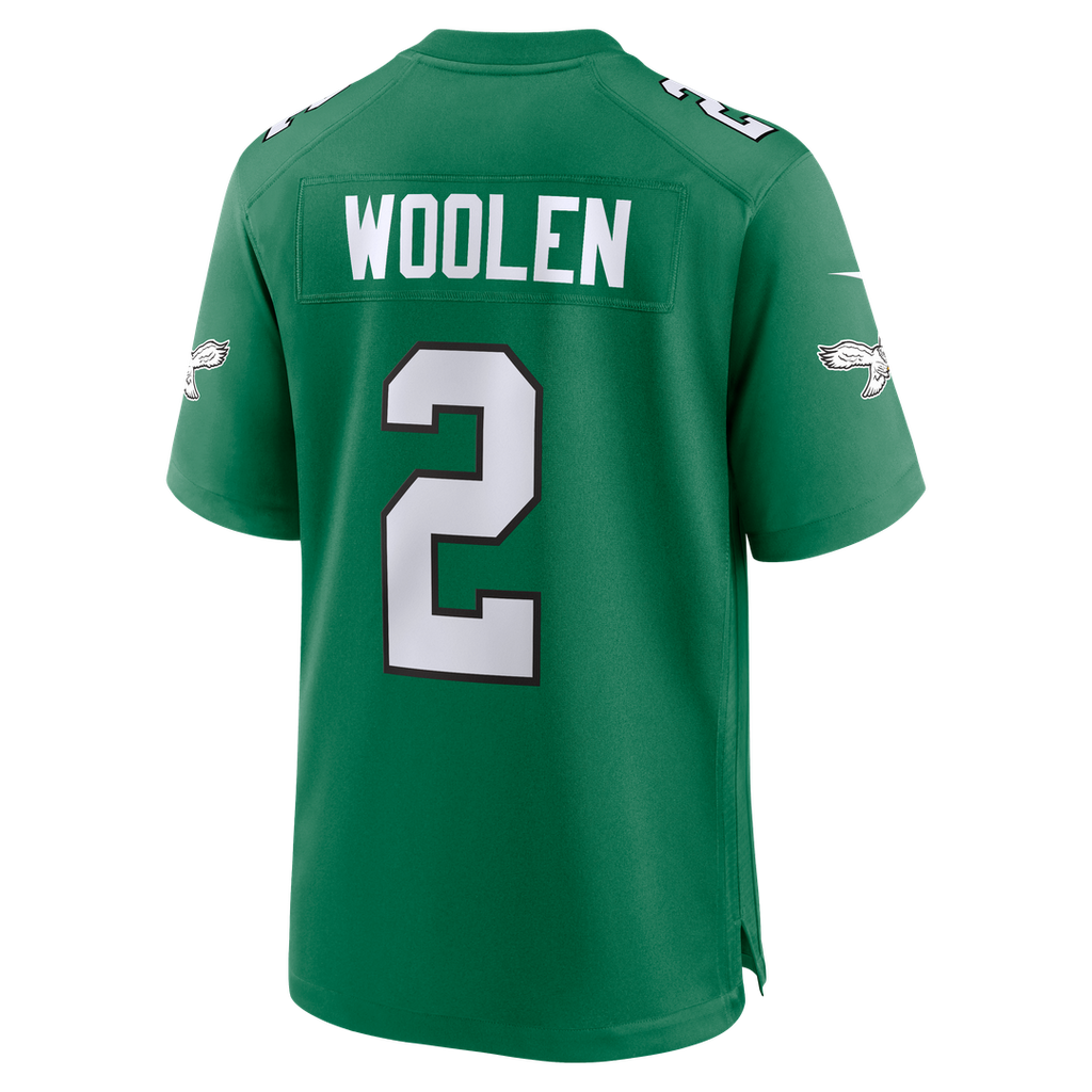Tariq Woolen Philadelphia Eagles Nike Team Game Jersey - Midnight Green