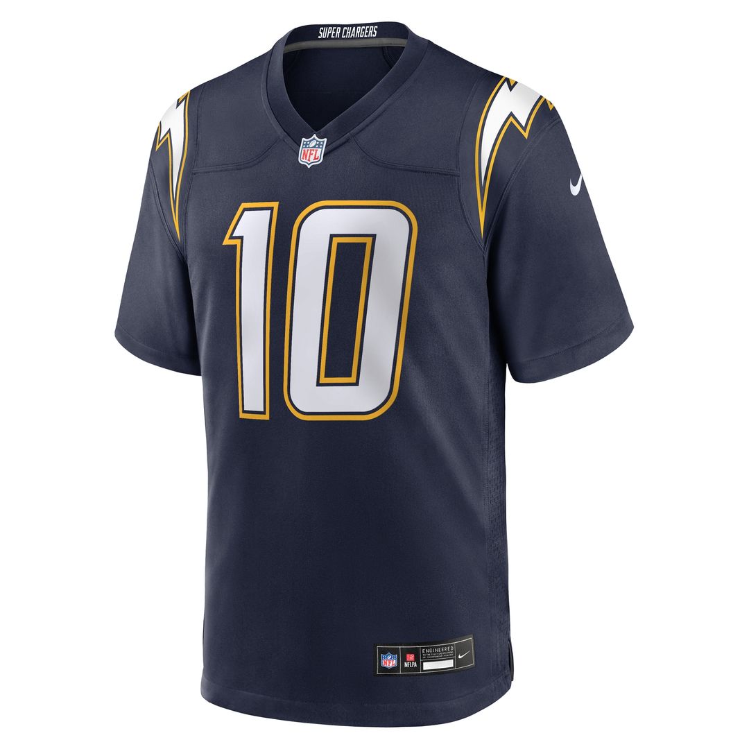 Justin Herbert Los Angeles Chargers Nike Alternate Charger Power Game Player Jersey - Gold