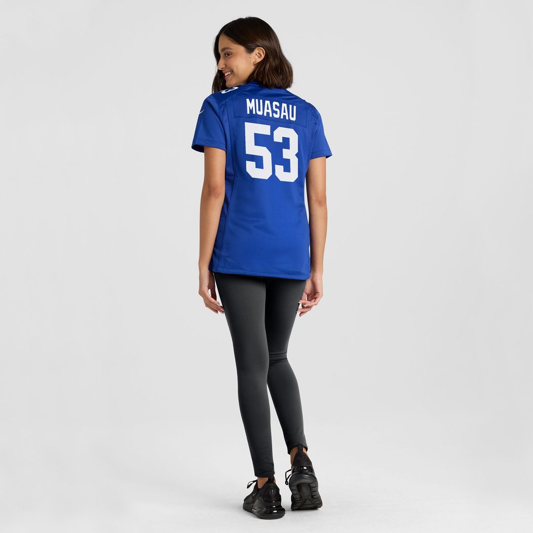 Darius Muasau New York Giants Nike Women's  Game Jersey -  Royal