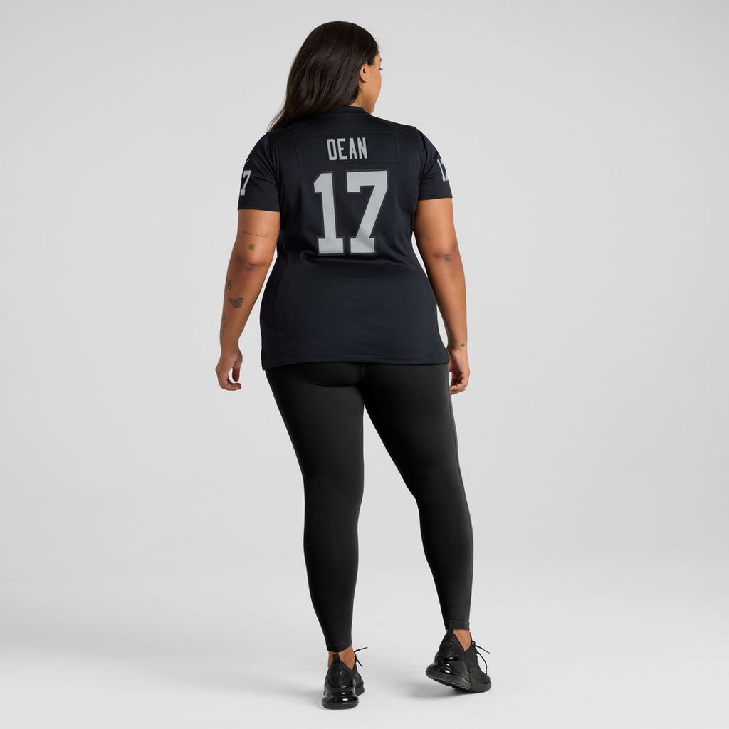 Nakobe Dean Las Vegas Raiders Nike Women's Team Game Jersey -  Black