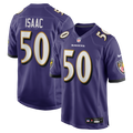 Adisa Isaac Baltimore Ravens Nike Team Game Jersey -  Purple