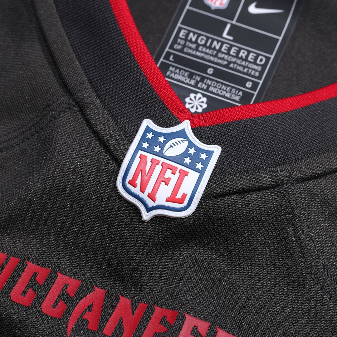 Emeka Egbuka Tampa Bay Buccaneers Nike Alternate Game Player Jersey - Pewter