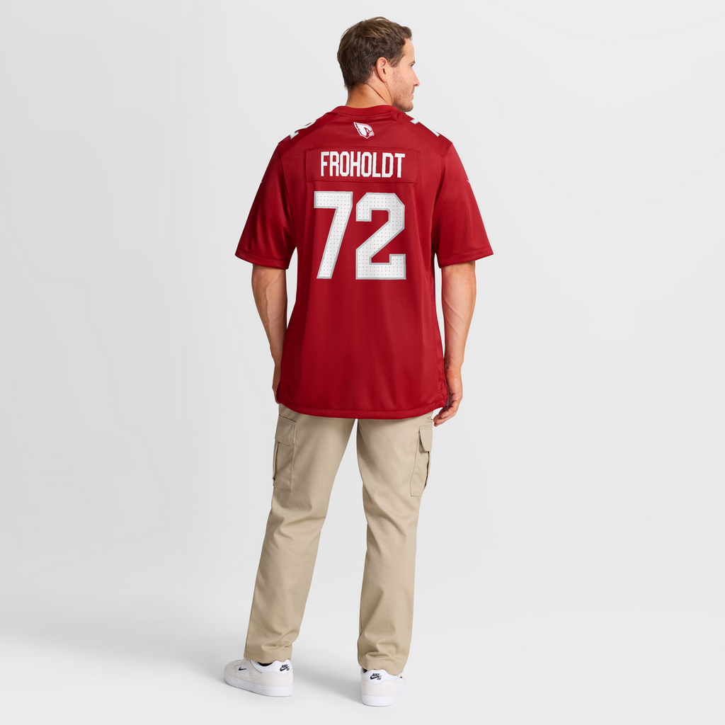 Hjalte Froholdt Arizona Cardinals Nike Team Game Jersey -  Cardinal