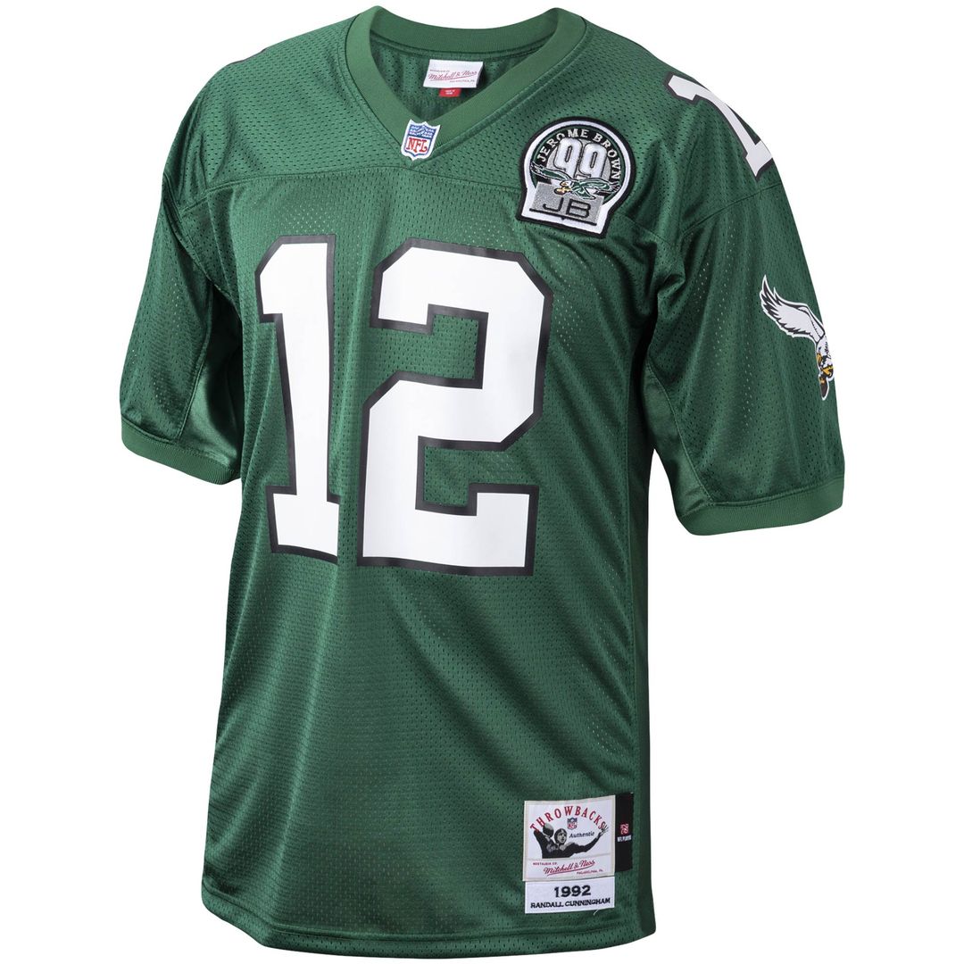 Randall Cunningham Philadelphia Eagles 1992 Mitchell & Ness Authentic Throwback Retired Player Jersey - Green