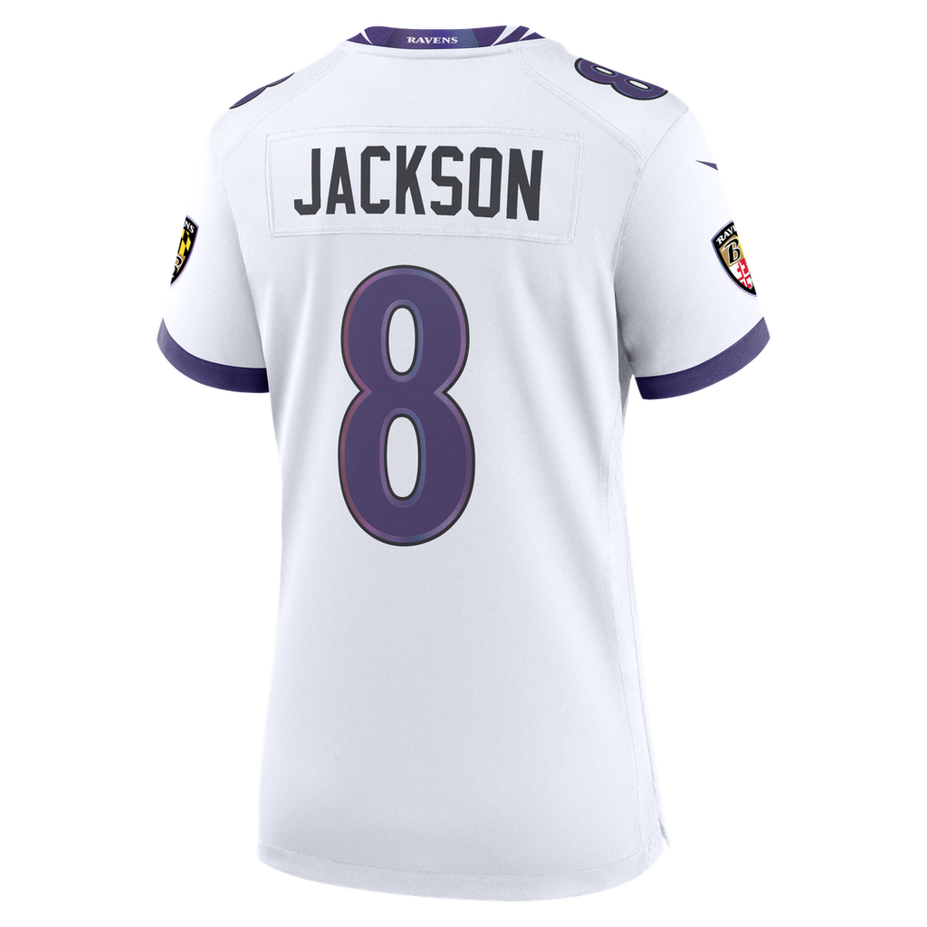 Lamar Jackson Baltimore Ravens Nike Women's Alternate Game Jersey - Purple