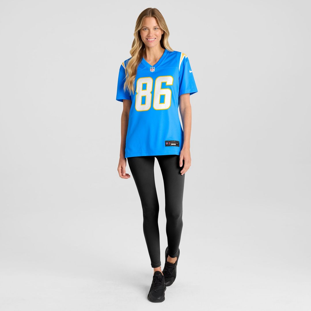 Cornelius Johnson Los Angeles Chargers Nike Women's  Game Jersey -  Powder Blue