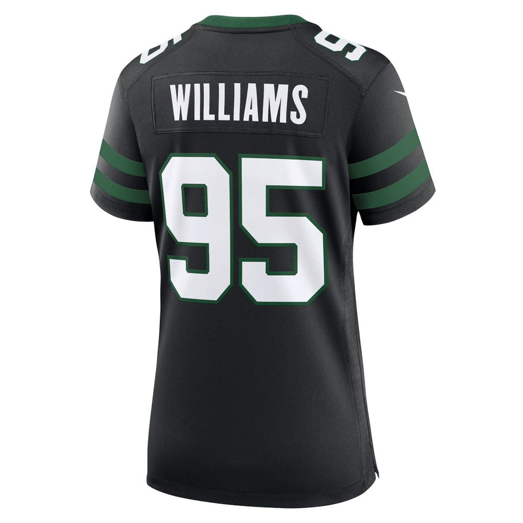 Quinnen Williams New York Jets Nike Women's Alternate Game Jersey - Legacy Black