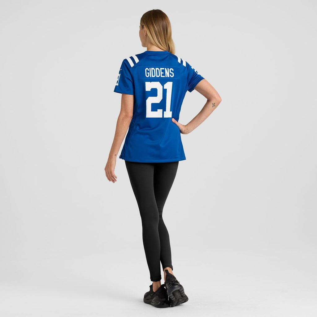 DJ Giddens Indianapolis Colts Nike Women's Team Game Jersey -  Royal