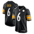 Patrick Queen Pittsburgh Steelers Nike  Game Jersey -  Black