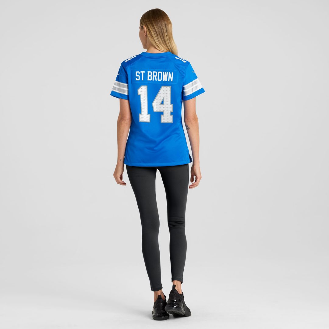 Amon-Ra St. Brown Detroit Lions Nike Women's 2nd Alternate Game Jersey - Black