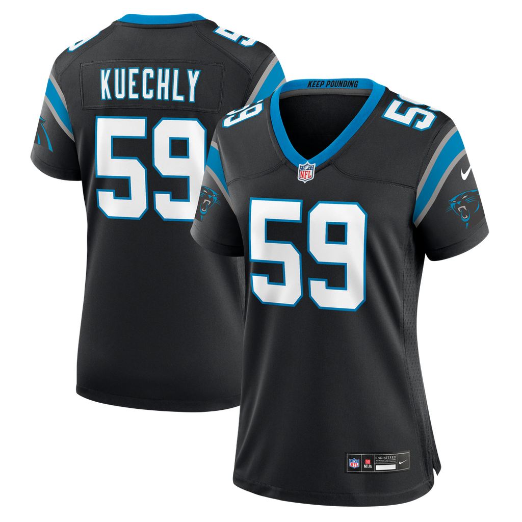 Luke Kuechly Carolina Panthers Nike Women's Team Game Jersey -  Black