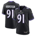 Trey Hendrickson Baltimore Ravens Nike Alternate Game Jersey - Black