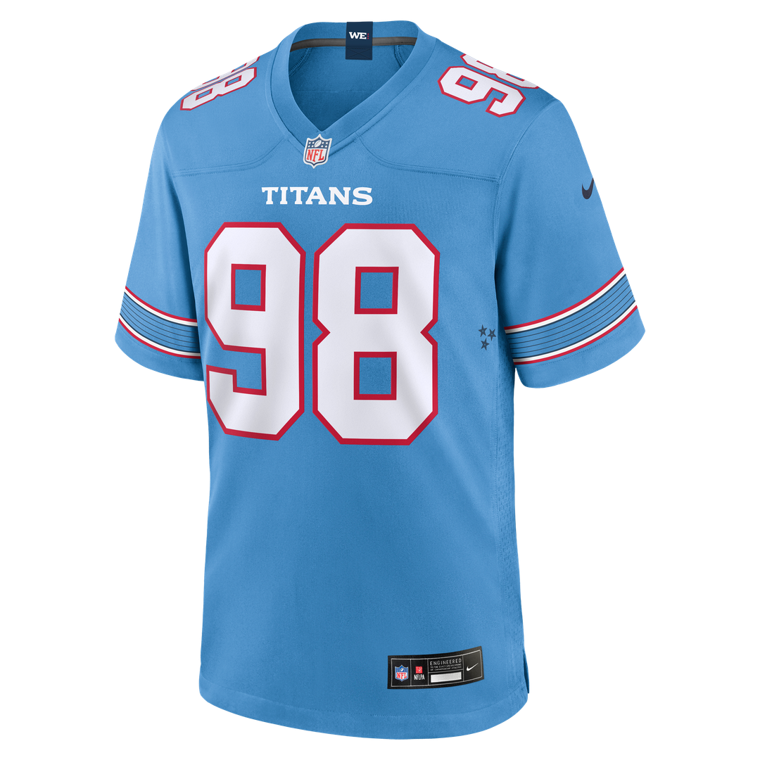 Jeffery Simmons Tennessee Titans Nike Game Jersey - White