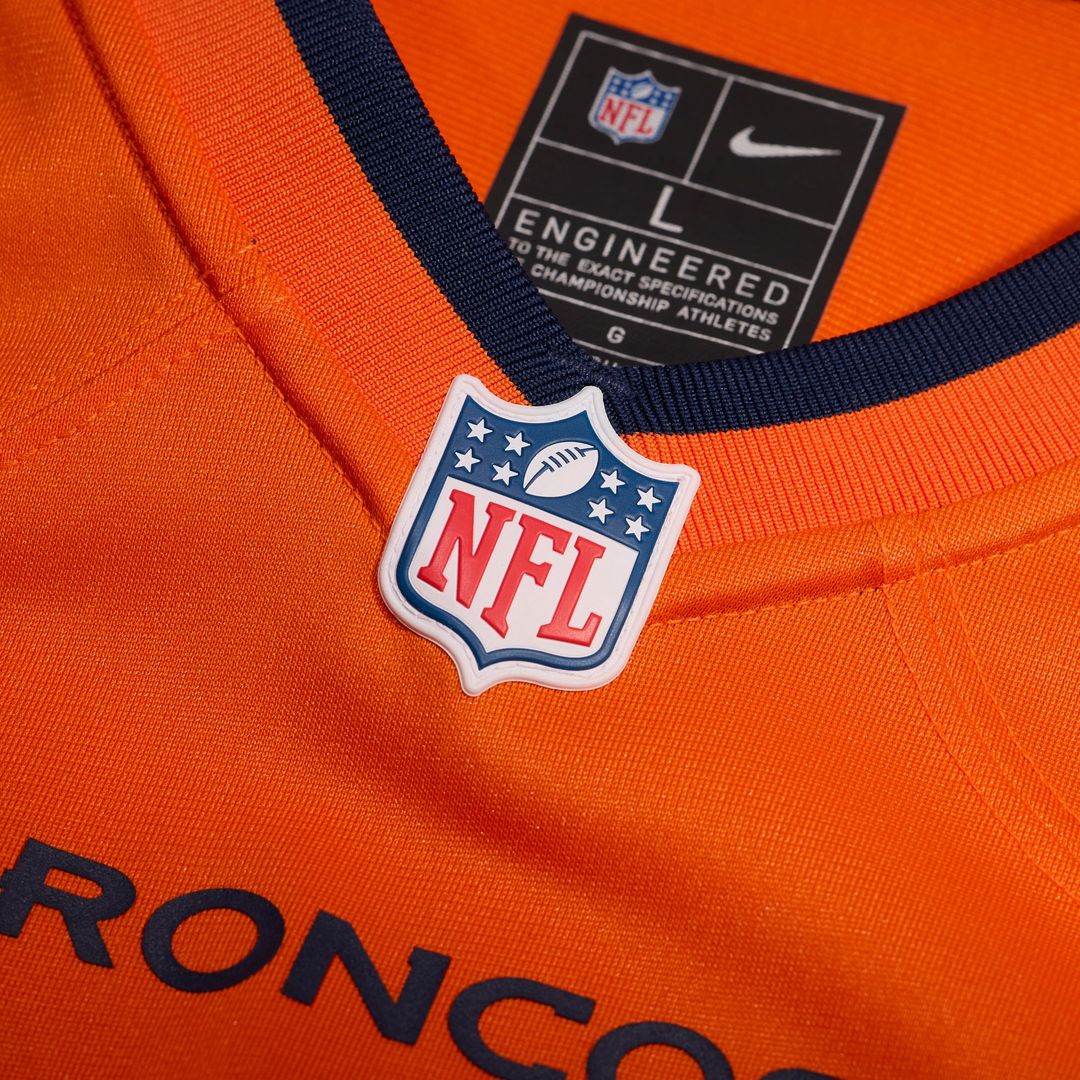 Nate Adkins Denver Broncos Nike Team Game Jersey -  Orange