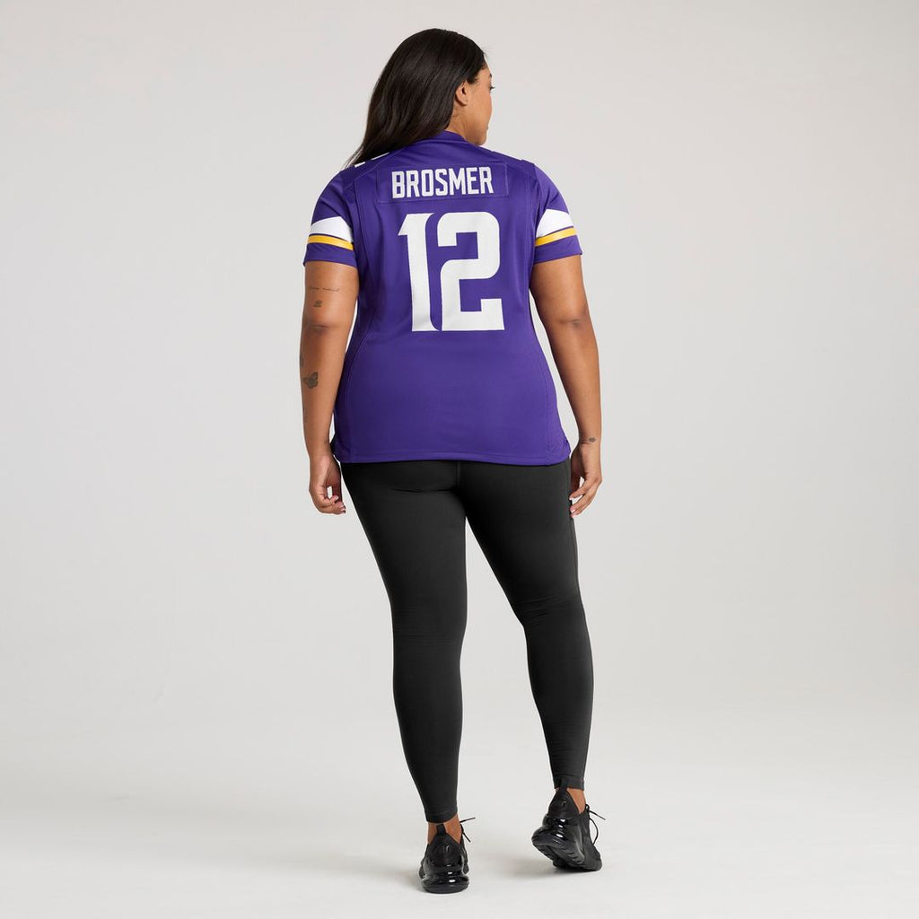 Max Brosmer Minnesota Vikings Nike Women's Team Game Jersey -  Purple