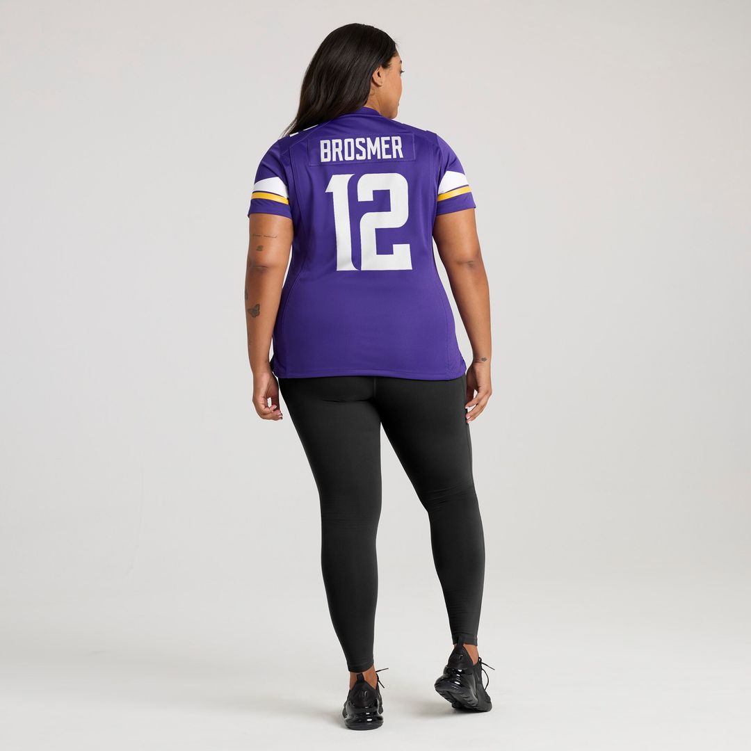 Max Brosmer Minnesota Vikings Nike Women's Team Game Jersey -  Purple