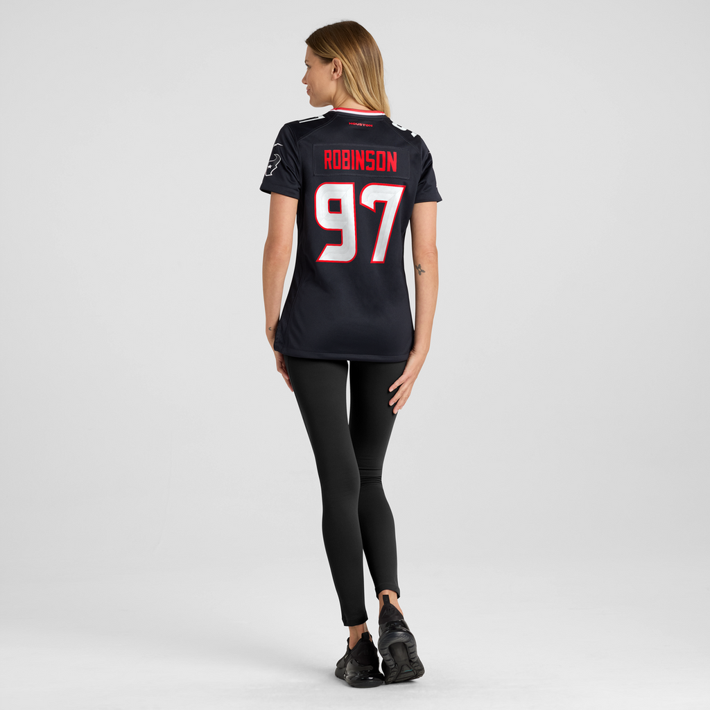 Dominique Robinson Houston Texans Nike Women's Team Game Jersey -  Navy