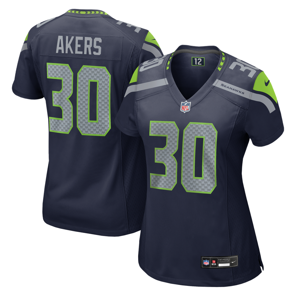 Cam Akers Seattle Seahawks Nike Women's Team Game Jersey -  College Navy