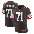 Cornelius Lucas Cleveland Browns Nike Team Game Jersey -  Brown