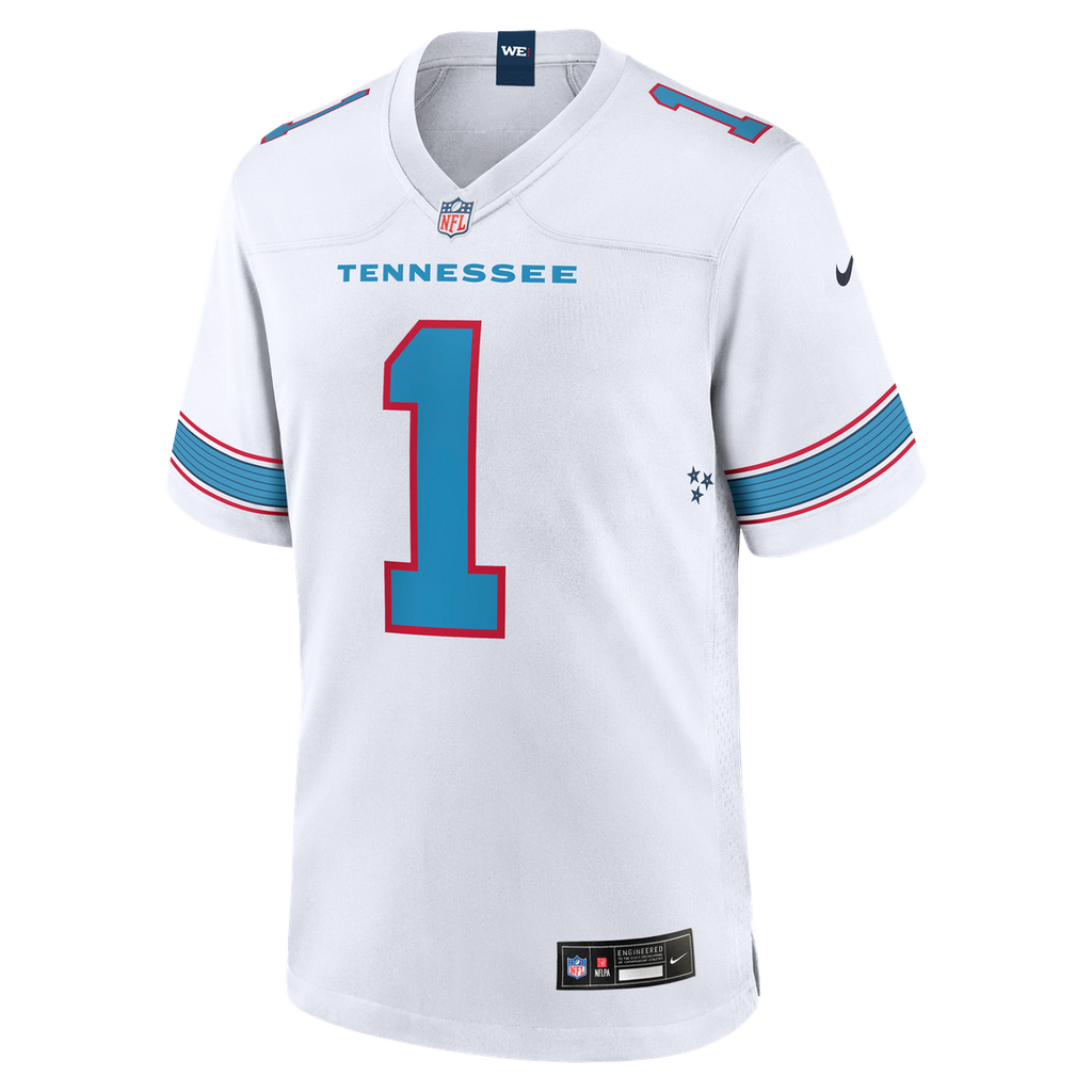 Cameron Ward Tennessee Titans Nike Game Jersey - White