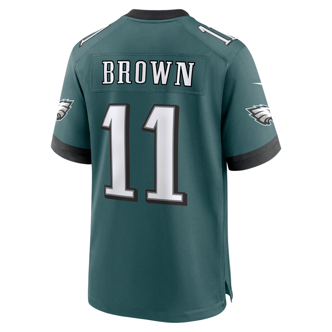A.J. Brown Philadelphia Eagles Nike Team Game Jersey -  Midnight Green