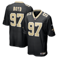 Khristian Boyd New Orleans Saints Nike  Game Jersey -  Black