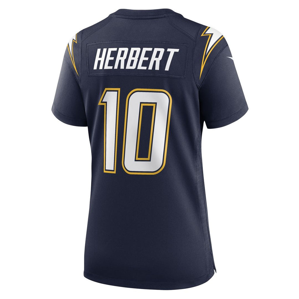 Justin Herbert Los Angeles Chargers Nike Women's Alternate Super Chargers Game Jersey - Navy