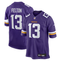 Tai Felton Minnesota Vikings Nike Team Game Jersey -  Purple