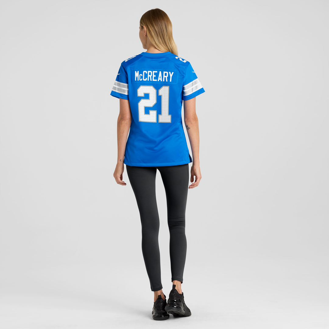 Roger McCreary Detroit Lions Nike Women's Team Game Jersey -  Blue